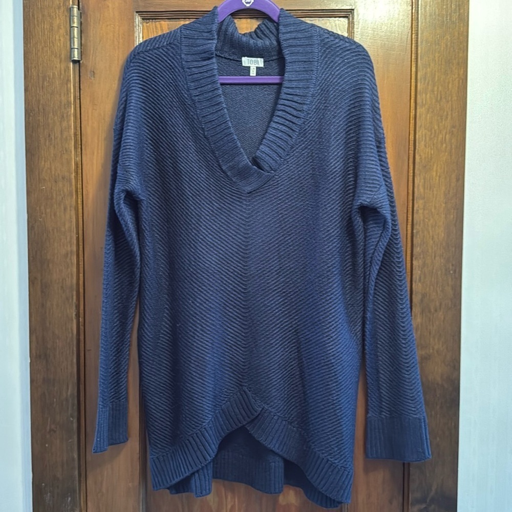 TOBI Navy Sweater Dress